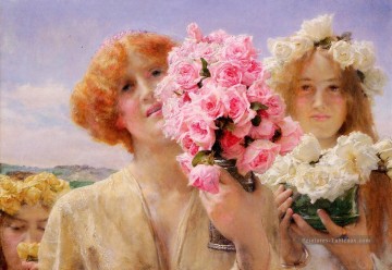 Offre d’été romantique Sir Lawrence Alma Tadema Peinture à l'huile